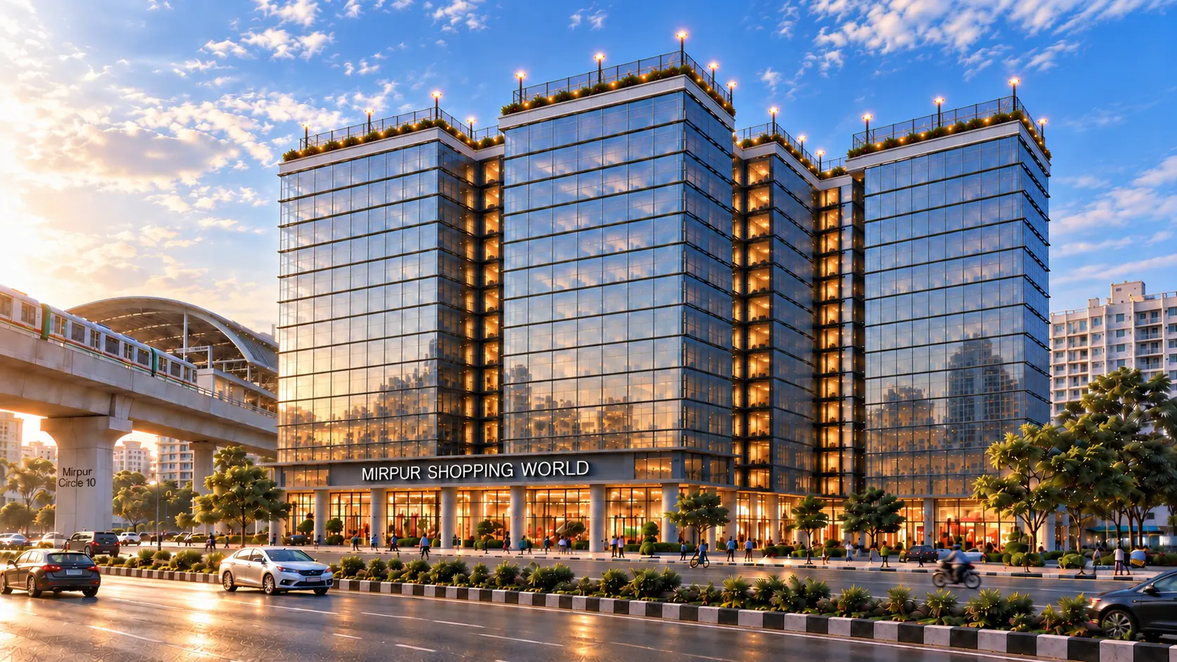 Mirpur Shopping World architectural rendering