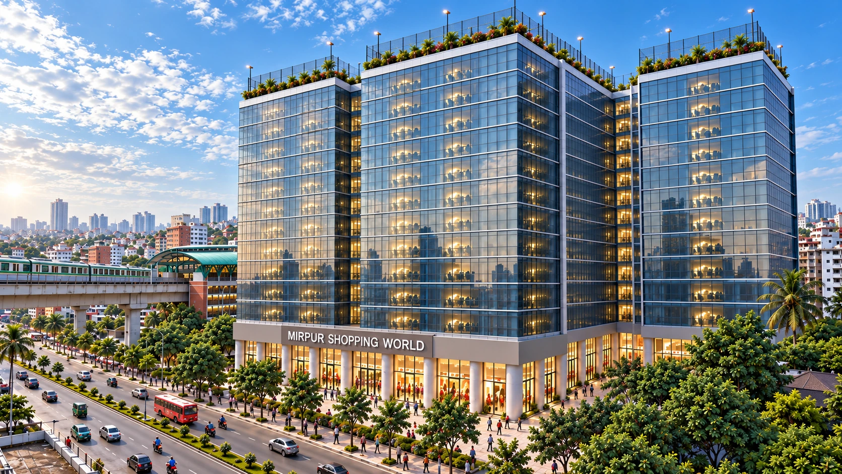Mirpur Shopping World project rendering